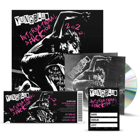 YUNGBLUD by Yungblud - I.A.F. TOUR EXCLUSIVE CD + TICKET VIENNA - shop now at Yungblud Shop (alt) store