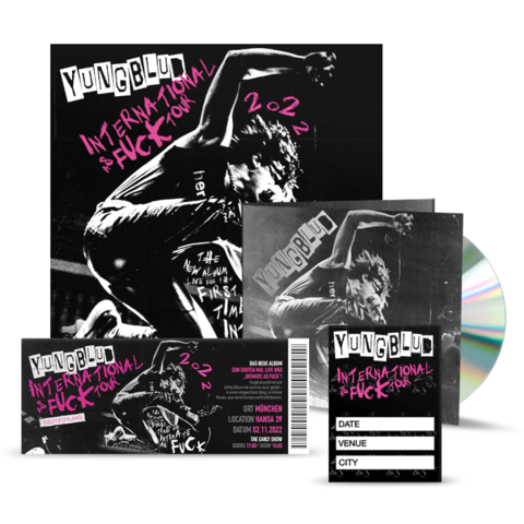 YUNGBLUD (München Ticketbundle) by Yungblud - I.A.F. TOUR EXCLUSIVE CD + EARLY EVENING TICKET MÜNCHEN - shop now at Yungblud Shop (alt) store